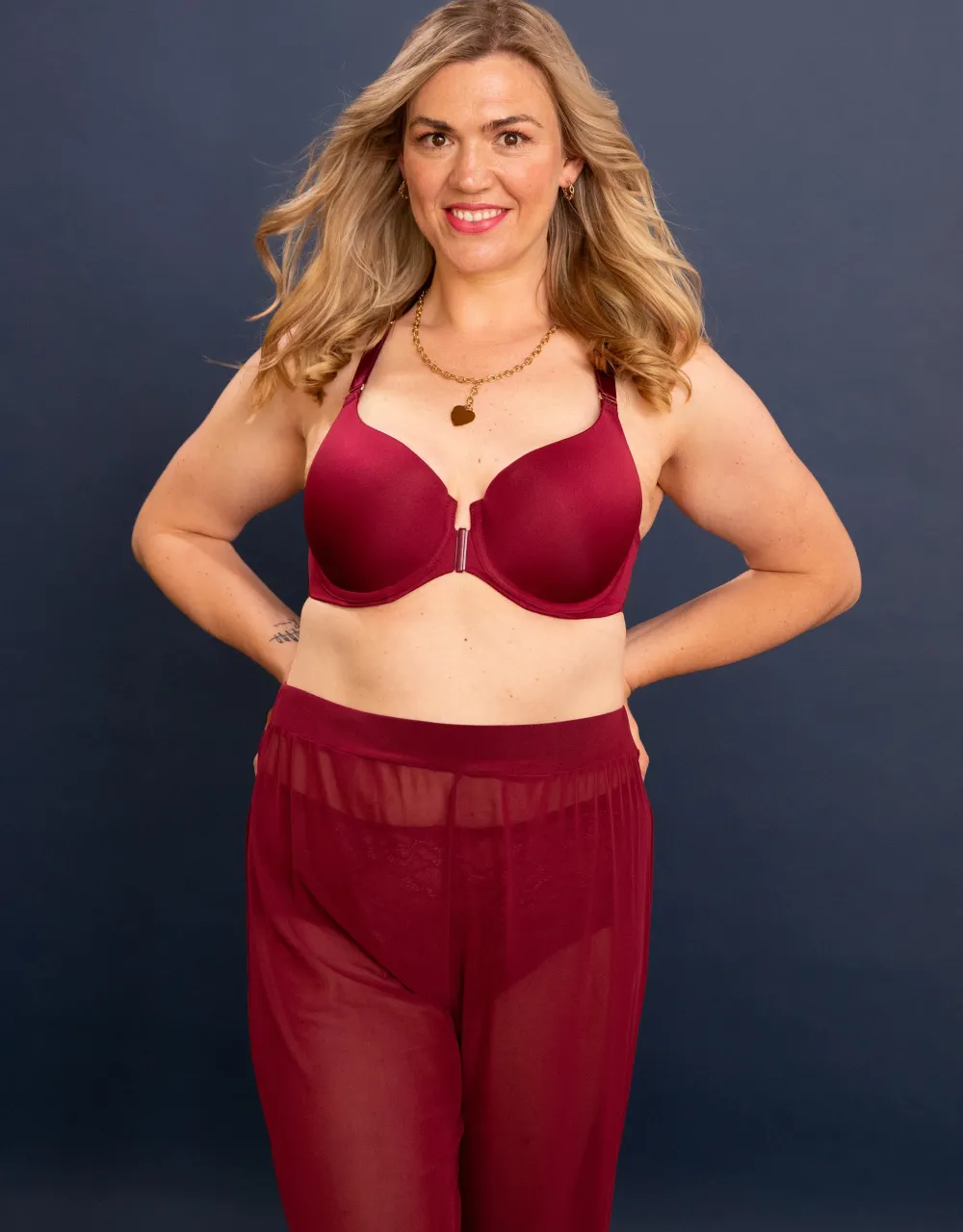 Vorderverschluss-BH Pure Luxe bordeaux*SugarShape Clearance